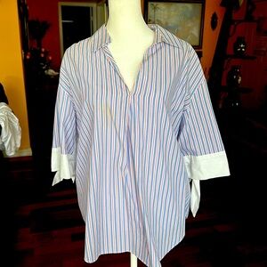 Modele Depose cotton striped shirt